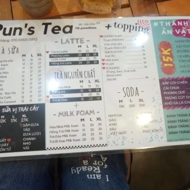 Tất cả hình- Quán Ăn Pun's Tea - Trà Sữa