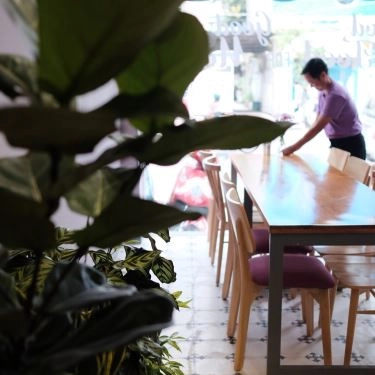Không gian- Quán Ăn Purple Log - Ẩm Thực Việt
