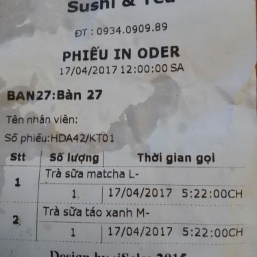 Tổng hợp- Quán Ăn Q Sushi & Tea