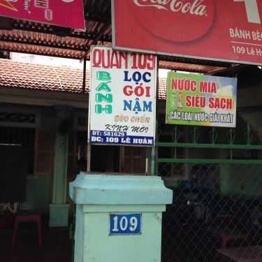 Thực đơn- Quán Ăn Quán 109 - Bánh Bèo - Nậm - Lọc