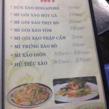Thực đơn- Quán Ăn Quán 114