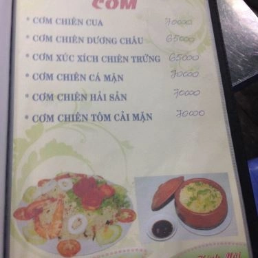 Thực đơn- Quán Ăn Quán 114