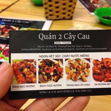 Tổng hợp- Quán Ăn 2 Cây Cau - Bạch Tuộc Nướng