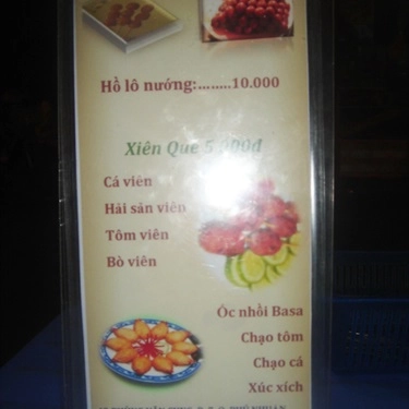 Thực đơn- Quán Ăn Quán 42 - Phùng Văn Cung