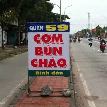 Tổng hợp- Quán Ăn Quán 59 - Cơm & Bún Bình Dân