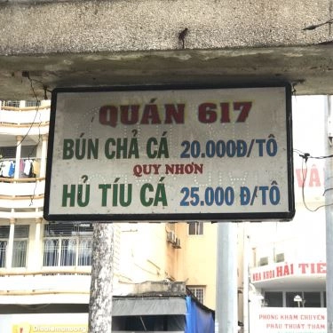 Thực đơn- Quán Ăn Quán 617 - Bún Chả Cá