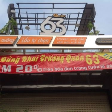 Tổng hợp- Quán Ăn Quán 63 - Thoại Ngọc Hầu