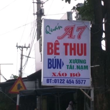 Tổng hợp- Quán Ăn Quán A7 - Bê Thui
