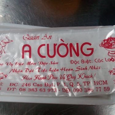 Tổng hợp- Quán Ăn A Cường - Cao Đạt