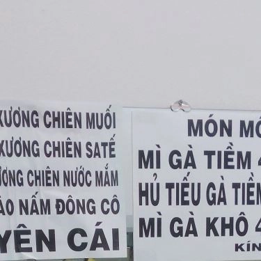 Thực đơn- Quán Ăn A Hiền - Vĩnh Khánh