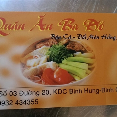 Tổng hợp- Quán Ăn Ba Đỏ - Đường 20