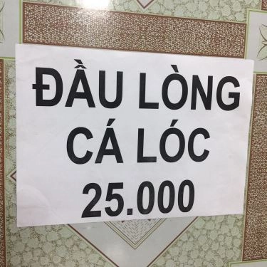 Thực đơn- Quán Ăn Cây Bàng - Bánh Canh Tôm