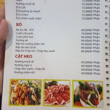 Thực đơn- Quán Ăn Côn Trùng Dế Sữa Rec Rec