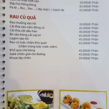 Thực đơn- Quán Ăn Côn Trùng Dế Sữa Rec Rec