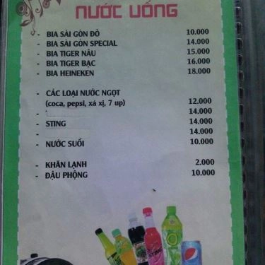 Thực đơn- 5 Mắm - Quán Ăn Gia Đình