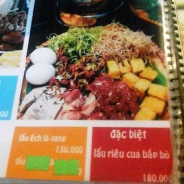 Thực đơn- Quán Ăn Gia Đình Lãng - Vĩnh Khánh