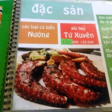 Thực đơn- Quán Ăn Gia Đình Lãng - Vĩnh Khánh