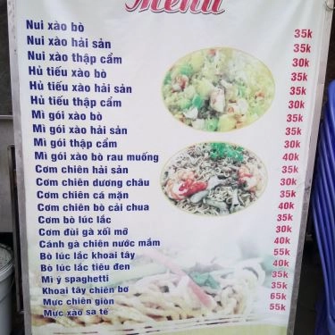 Thực đơn- Quán Ăn Gia Đình Suối Mơ
