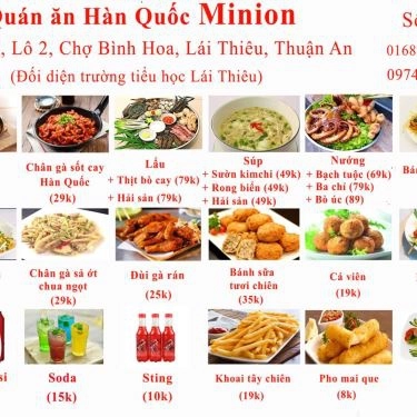 Tổng hợp- Minion - Quán Ăn Hàn Quốc