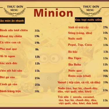 Tổng hợp- Minion - Quán Ăn Hàn Quốc