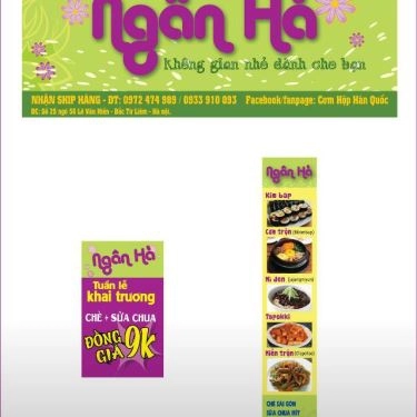 Tổng hợp- Quán Ăn Ngân Hà - Ẩm Thực Hàn Quốc