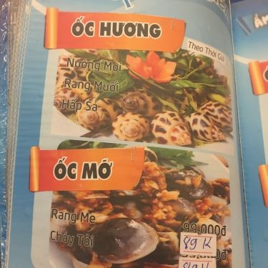 Thực đơn- Nhà Hàng Quán Ăn Hương Biển Night