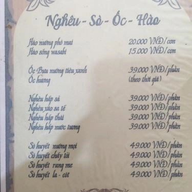 Thực đơn- Quán Ăn Hương Việt - 30 Tháng 4