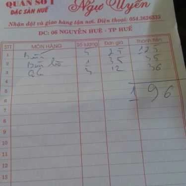 Tổng hợp- Quán Ăn Ngự Uyển - Nguyễn Huệ