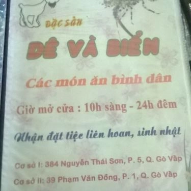 Thực đơn- Quán Ăn Như Xưa