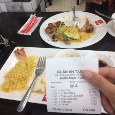 Món ăn- Quán Ăn Tâm Ký - Lê Quang Định