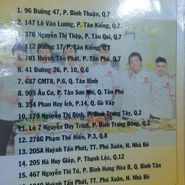 Tổng hợp- Quán Ăn Tâm Ký - Tây Thạnh