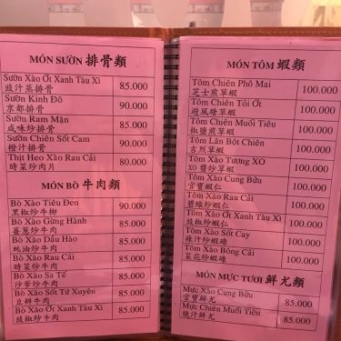 Thực đơn- Quán Ăn & Trà Sữa Hồng Kông - Đài Loan