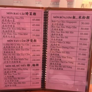 Thực đơn- Quán Ăn & Trà Sữa Hồng Kông - Đài Loan