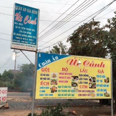 Thực đơn- Út Cảnh - Quán Ăn Gia Đình