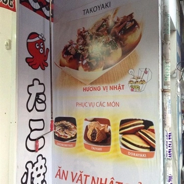 Thực đơn- Quán Ăn Ăn Vặt Nhật Bản Takoyaki - Lê Văn Thọ