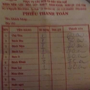 Tổng hợp- Quán Ăn Bà Đỏ - Bánh Bèo - Nậm & Lọc