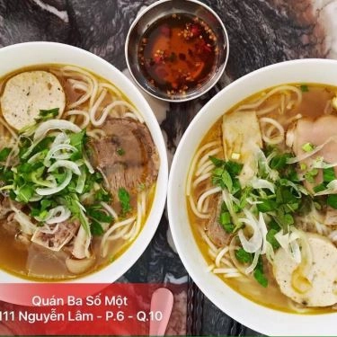 Món ăn- Quán Ăn Quán Ba Số Một - Bún Bò Huế