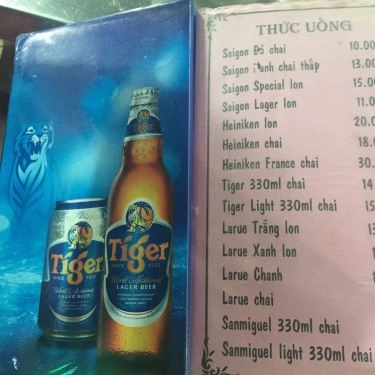 Thực đơn- Quán Ăn Hải Sản Bà Thôi 2