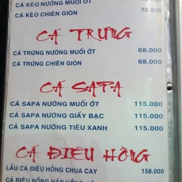 Thực đơn- Quán Ăn Quán Bi 102 – Lẩu Dê Úc