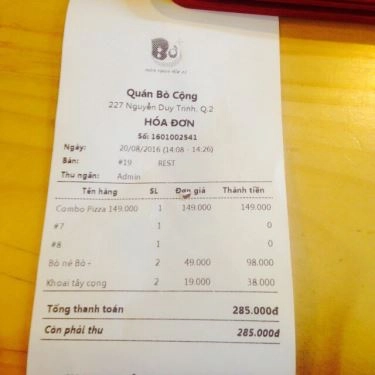 Tổng hợp- Quán Ăn Quán Bò Cộng - Món Ngon Dĩa Né