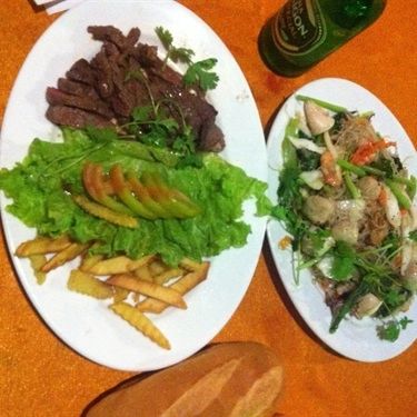 Món ăn- Quán Ăn Hồng Ngọc - Bò Nướng & Hải Sản - Phan Bội Châu