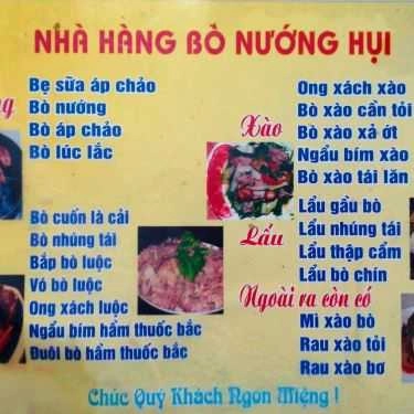 Thực đơn- Quán Bò Hụi