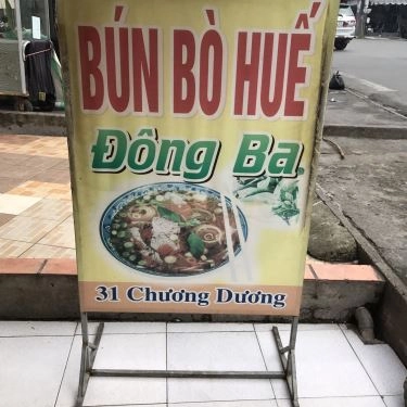 Thực đơn- Quán Ăn Bún Bò Huế Đông Ba - Chương Dương