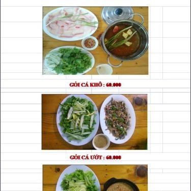 Thực đơn- Quán Ăn Cây Nhãn - Hải Sản Tươi Sống