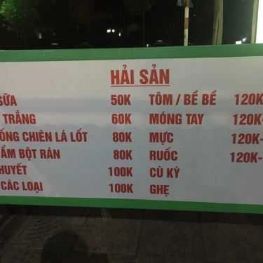 Thực đơn- Cây Xoài Quán - Hải Sản & Lẩu Nướng