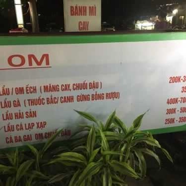 Thực đơn- Cây Xoài Quán - Hải Sản & Lẩu Nướng