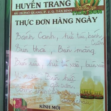 Tổng hợp- Nhà Hàng Huyền Trang - Món Chay