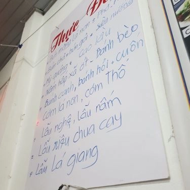 Thực đơn- Quán Ăn Quán Chay Tâm Phúc