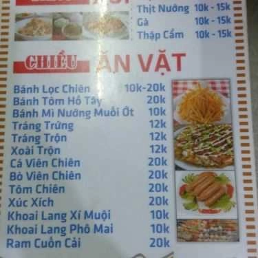 Thực đơn- Quán Ăn Ăn Vặt 169