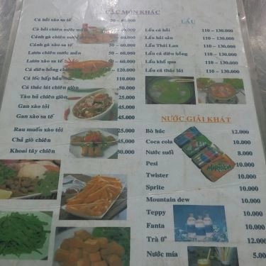 Thực đơn- Quán Ăn Quán Chinh Ký - Cơm Chiên & Hủ Tiếu Xào